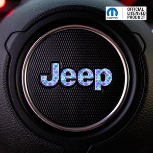 Decalcomania con emblema sul volante JEEP – Disegni con stampa animalier Mermaid