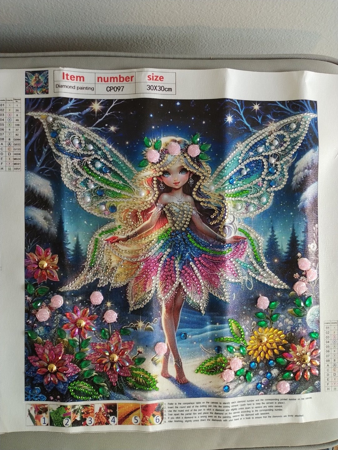 Fairy Completed Diamond Painting - Etsy