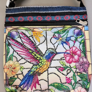 Purse completed diamond painting