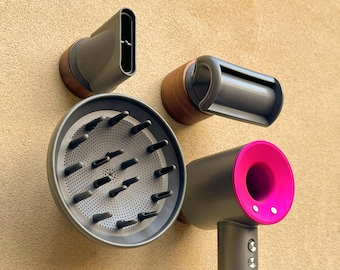 HD16 Storage Stand，Dyson Hair Dryer Storage Rack，Nozzle Stand，Magnets Suction, Dyson HD16 Hair Dryer，Dyson Hair Dryer Holder，Wall-Mounted.