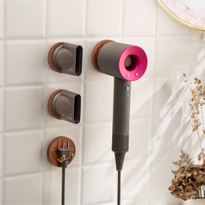 Dyson Supersonic Hair Dryer Bracket, Bathroom Shelving, Shelf, Magnets Suction, Plug , Air Outlet Rack, Free Combination