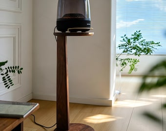Solid Walnut Wood Speaker Stand，Harman Kardon Speaker Stand，Handcrafted Speaker Floor Stand，Modern Audio Decor，Gift For Music Lover.