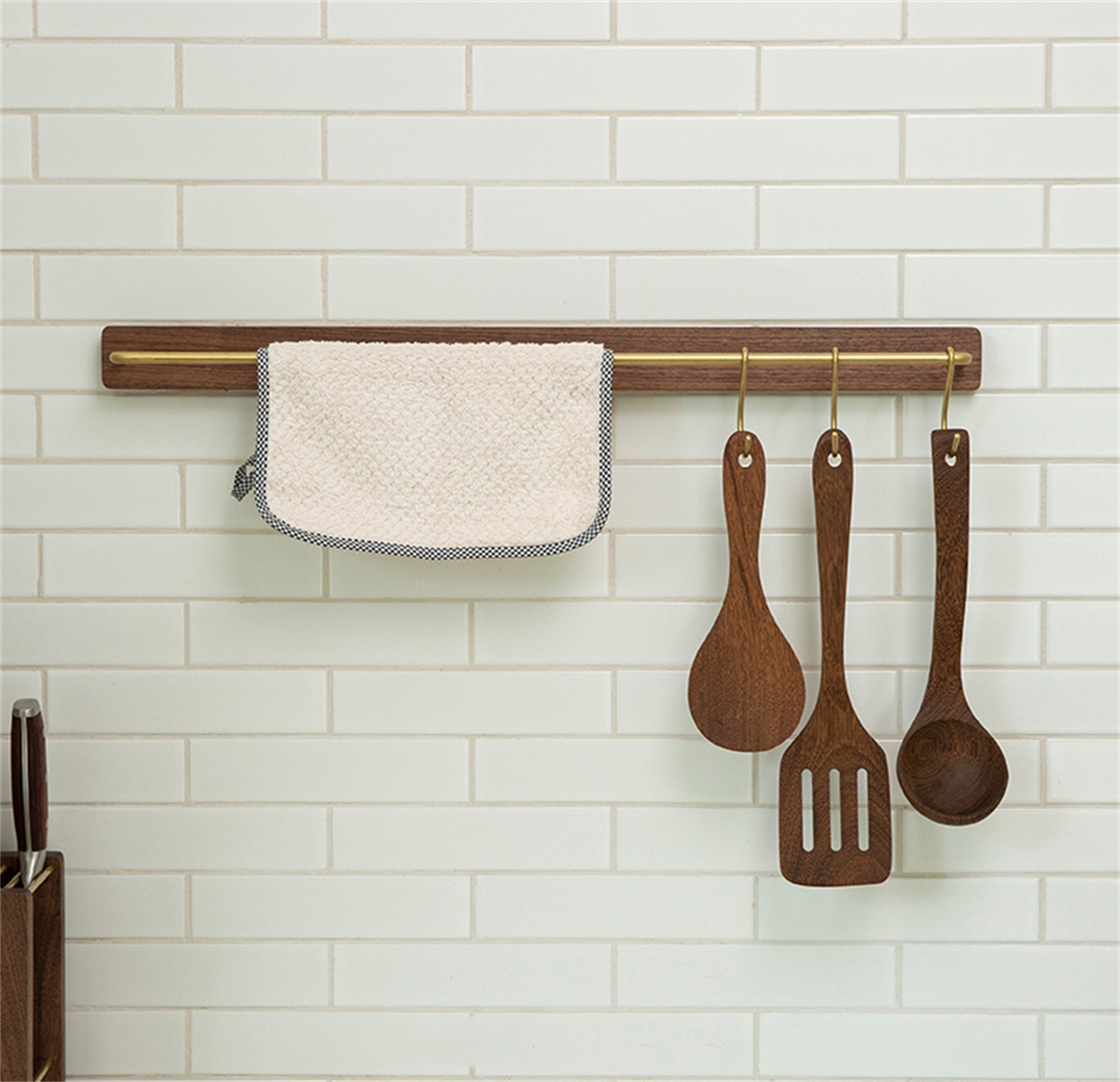 Kitchen Hanging Shelves Bathroom Wall-mounted Storage - Etsy