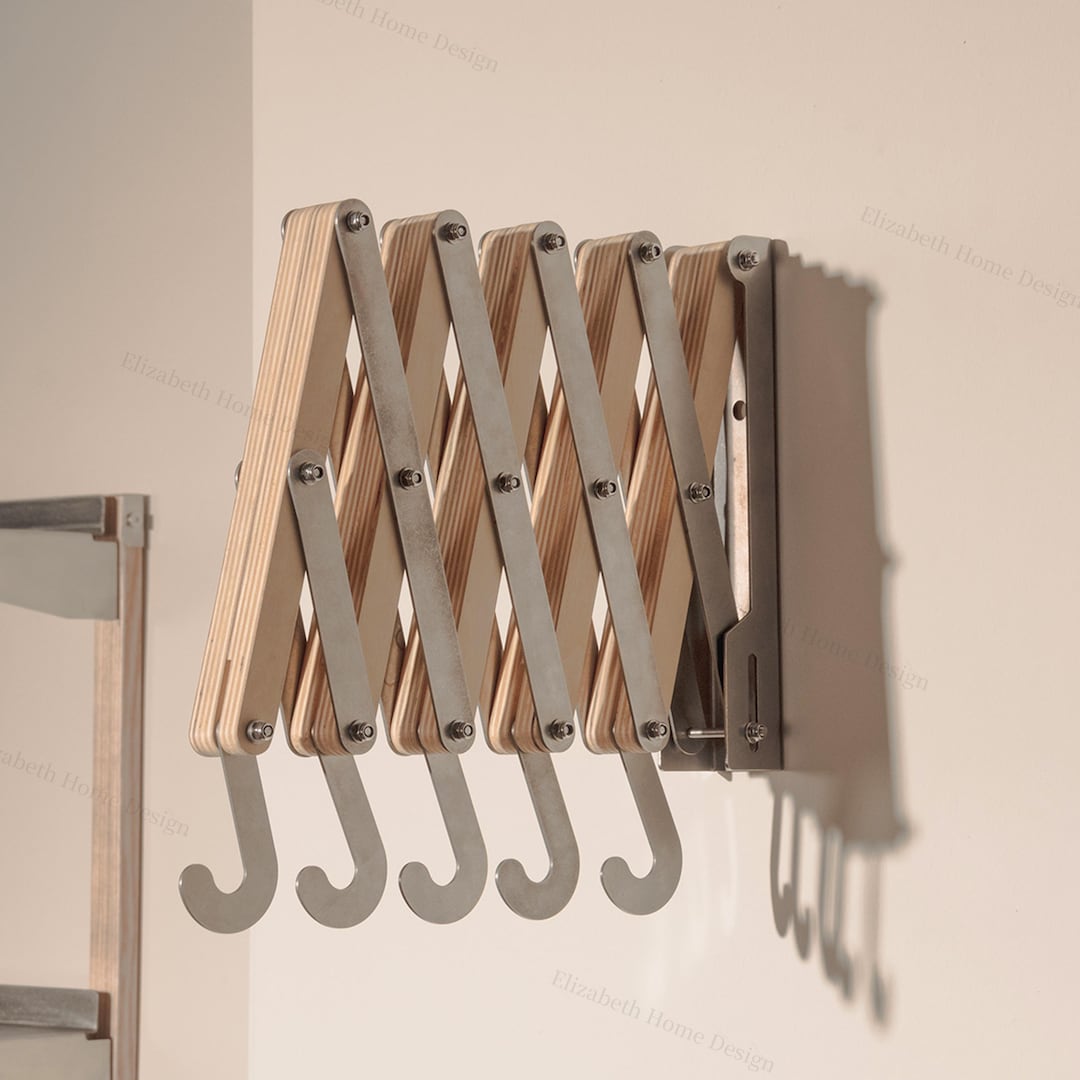 Telescopic Hook，metal Hook，folding Hook Rack，wooden Hanger Rack，living ...