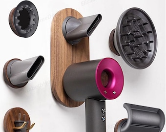 Soporte para secador de pelo Dyson Supersonic, estantería para baño, estante, imanes de succión, enchufe, rejilla de salida de aire, hd15/hd08/hd07 Dyson Universal