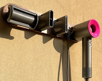 Soporte de almacenamiento para secador de pelo Dyson, soporte de pared para secador de pelo, almacenamiento magnético, almacenamiento Dyson, organizador de pared Dyson, regalo de inauguración de casa.