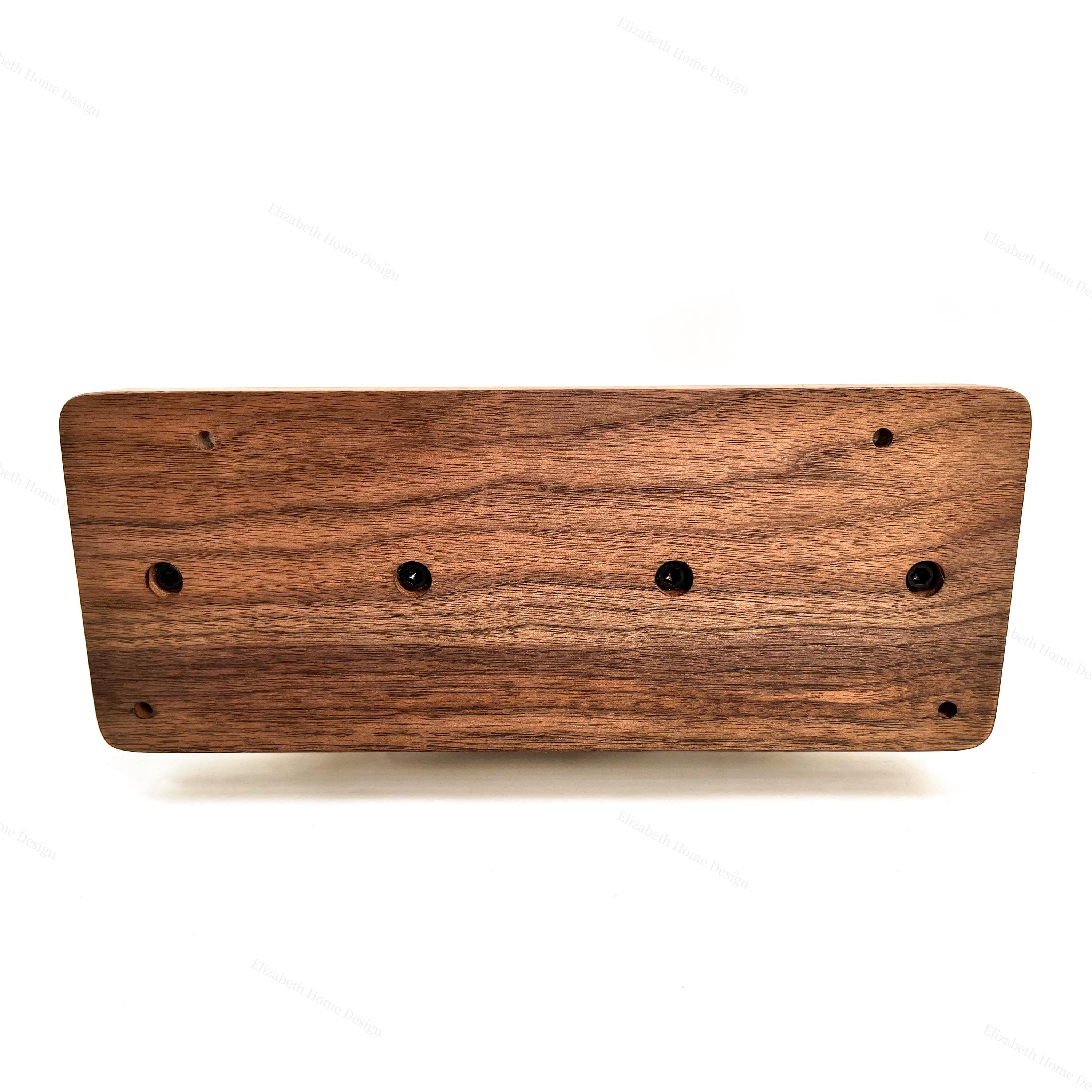 Soporte De Pared Para Proyector De Madera Maciza, Estante Perforado Y Bandeja Colgante Para Proyector, Base Resistente Y Organizadora De Cables Para Sala O Dormitorio