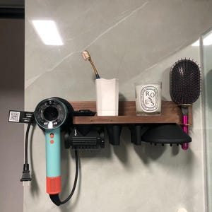 Hd16 Shelf, Hair Dryer Shelf, New Dyson Shelf, Hair Dryer Hanging Rack ...