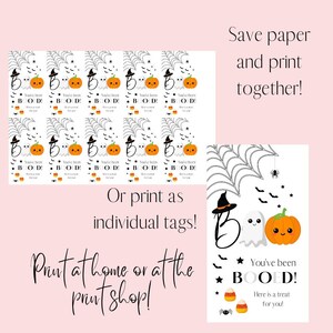 You&#39;ve Booed Tagss | Printable Booed Tags - Halloween DIY - Halloween Gift Tags - Boo - Booing - You&#39;ve been booed printable