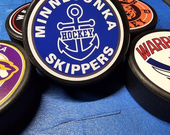 Full Color Printed Hockey Pucks