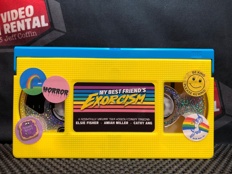 My Best Friend's Exorcism 2022 custom VHS Tape Coffin Video Rentals Etsy