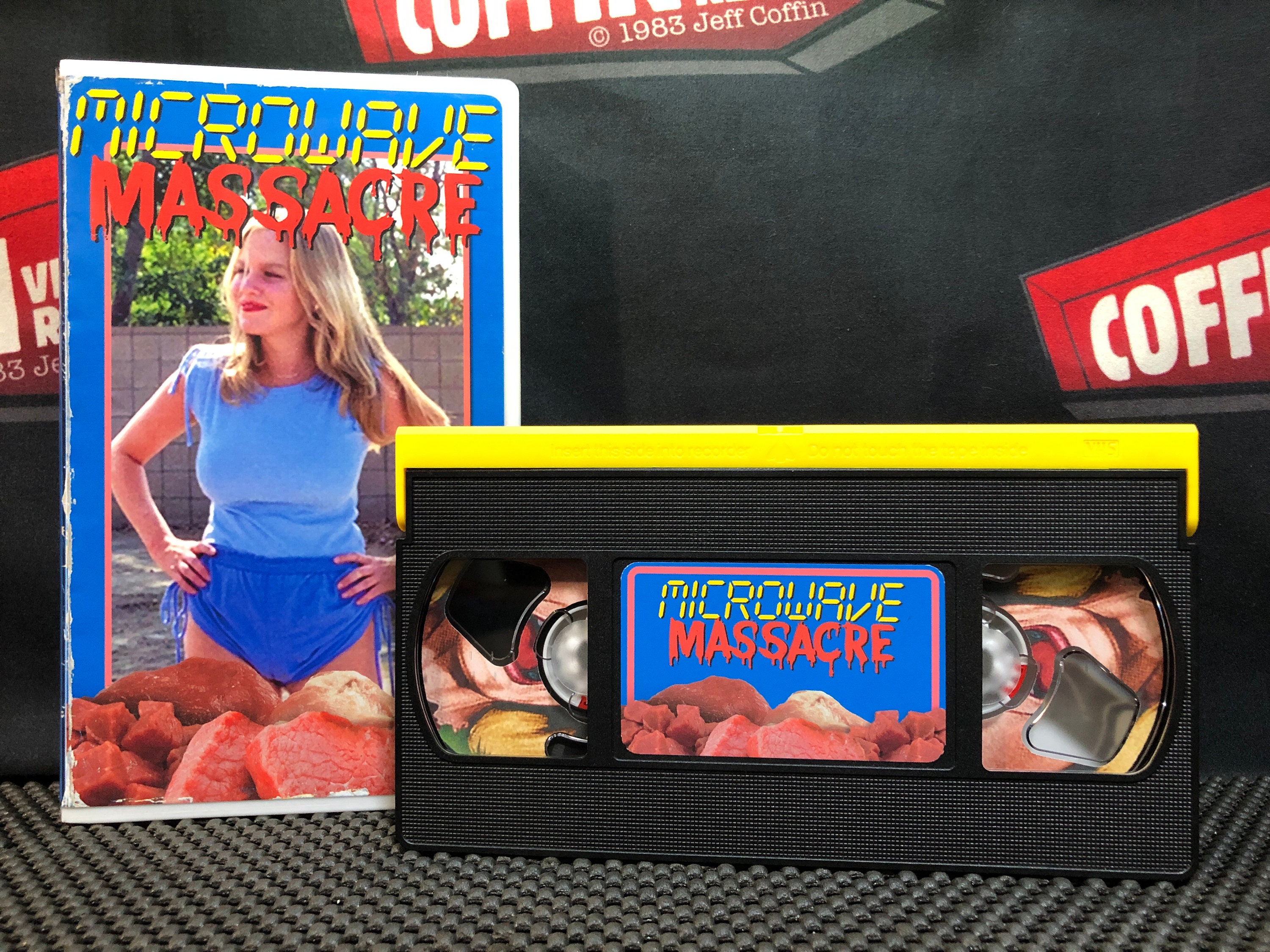 Microwave Massacre 1979 custom VHS Tape Coffin Video Rentals Etsy