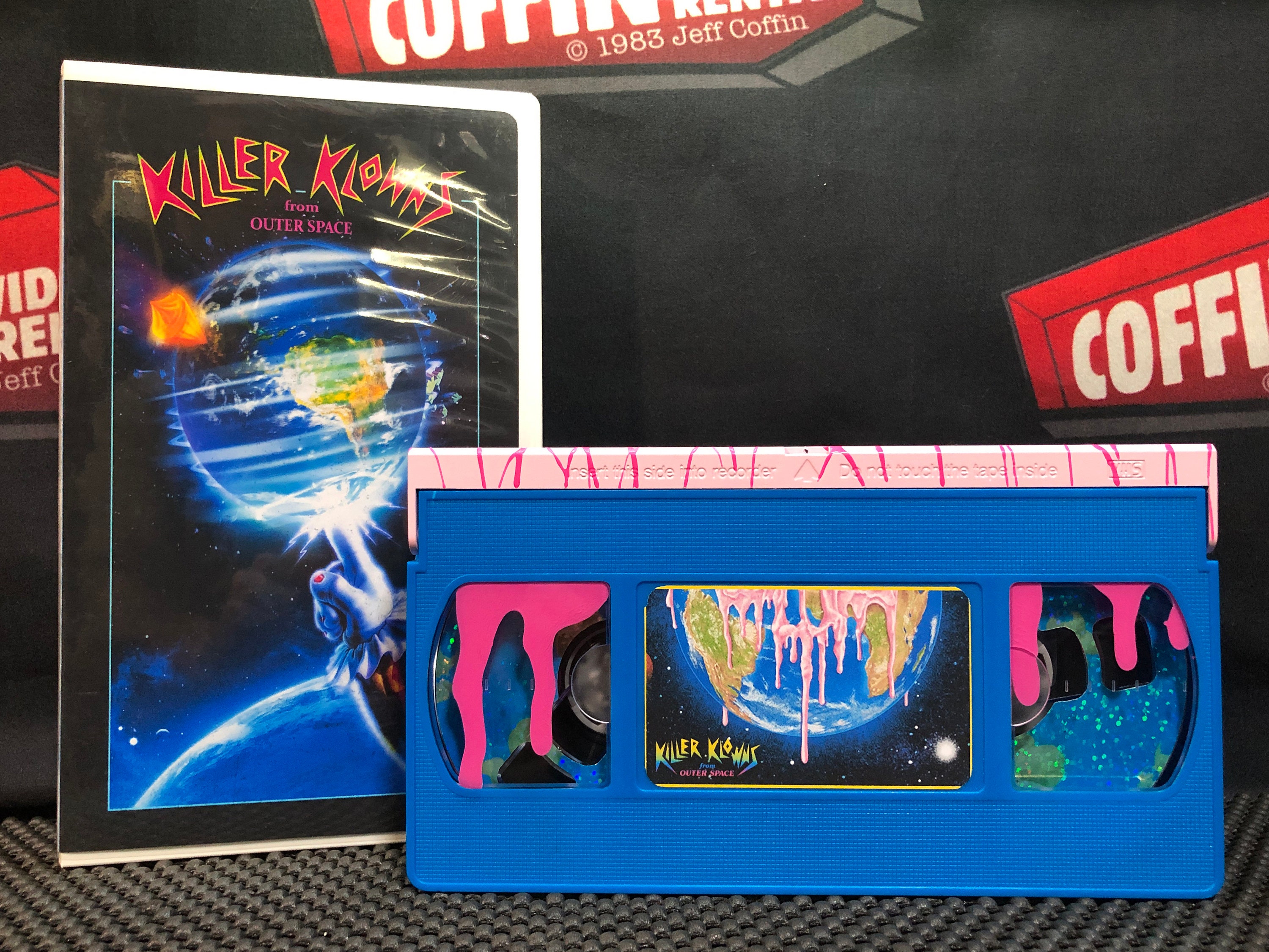 Killer Klowns From Outer Space 1988 custom VHS Tape Coffin Video ...