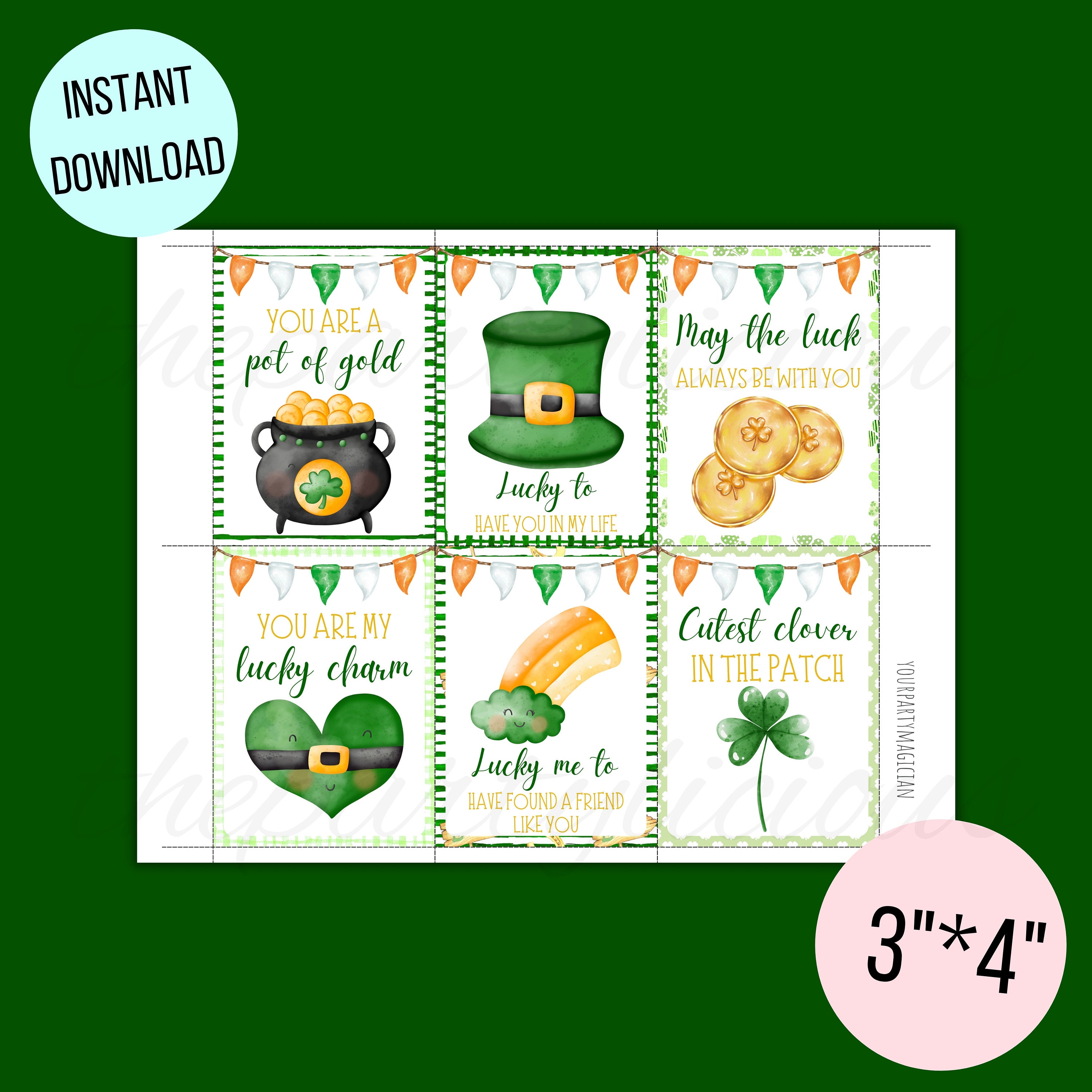 Printable St Patrick's Day Cards, Saint Patricks Day Cards ...
