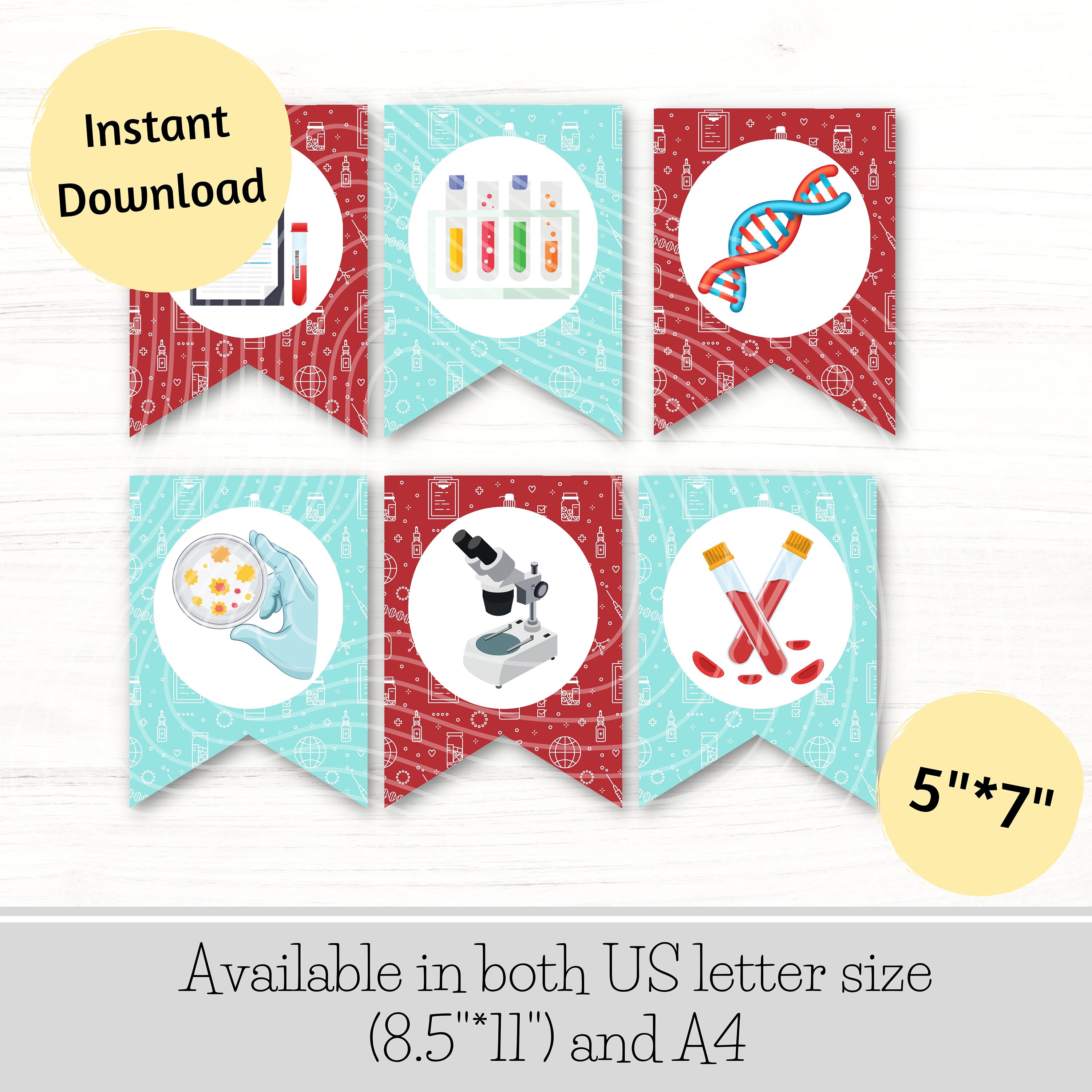 Printable Happy Lab Week Banner 2023 Lab Appreciation Week Etsy