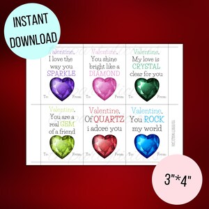 Printable Geode Valentine Cards Crystal Valentine Cards Classroom Valentine Cards Valentine Printable Geode Valentine Cards Crystal Valentine Cards Classroom Valentine Cards Valentine