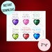 Printable Geode Valentine Cards, Crystal Valentine Cards, Classroom ...