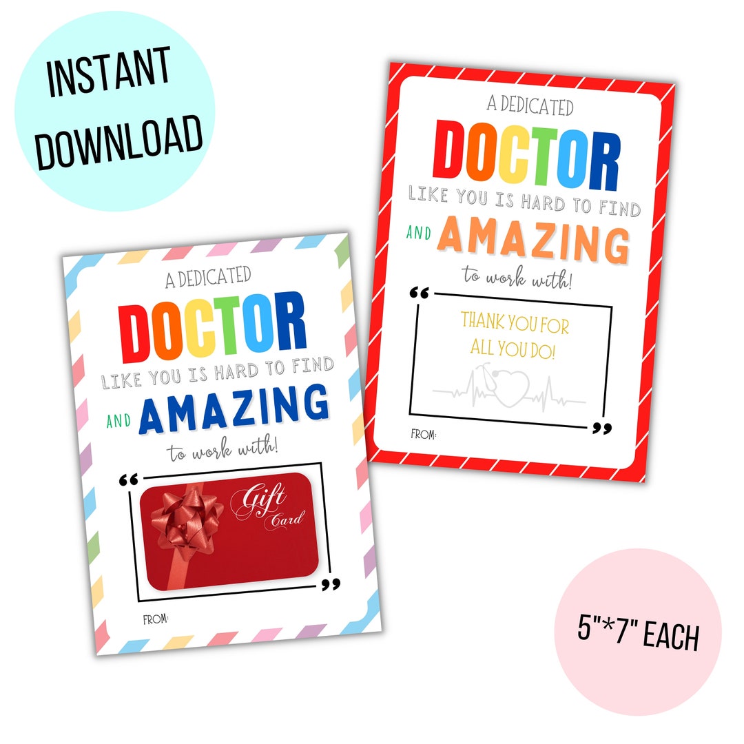 Printable Happy Doctors Day Appreciation Cards, National Doctors Day