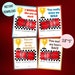 Printable Car Valentine's Day Cards for School Toy Cars - Etsy