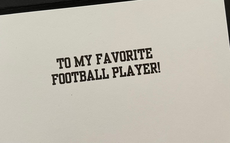 Football Birthday A2 Card, Happy Birthday, Football Player, Handmade - Etsy