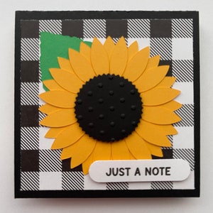 Sunflower Sticky Note Holder, Fall, 100 Sheets