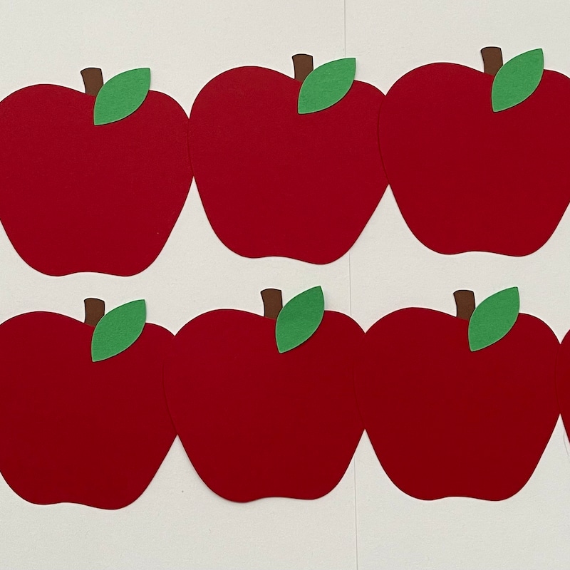 Apple Cutouts - Etsy