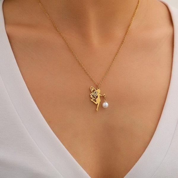 Angel Necklace Etsy UK