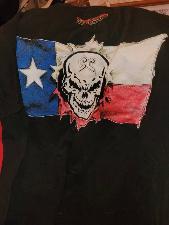 WWF Stone Cold Ragin' Redneck Texas flag Steve Aus
