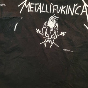 LLICA/メタリカ LLI'FUCKIN'CA Tシャツ L Vintage Metallica Metalli'fuckin'ca 1993 American Heavy