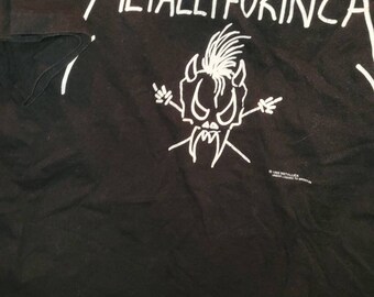 Metalli'fuckin'ca Vintage Tee | Metallica Vintage Tshirt | Black