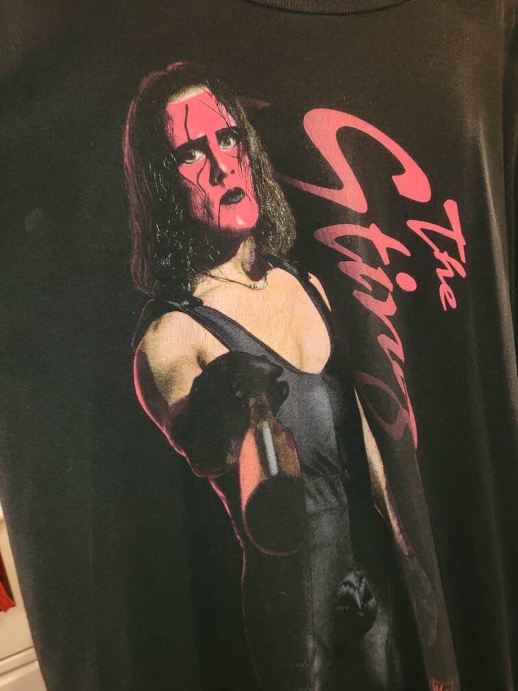 Vintage Sting 1999 WCW WWF NWO Wrestling T-shirt Size L - Etsy