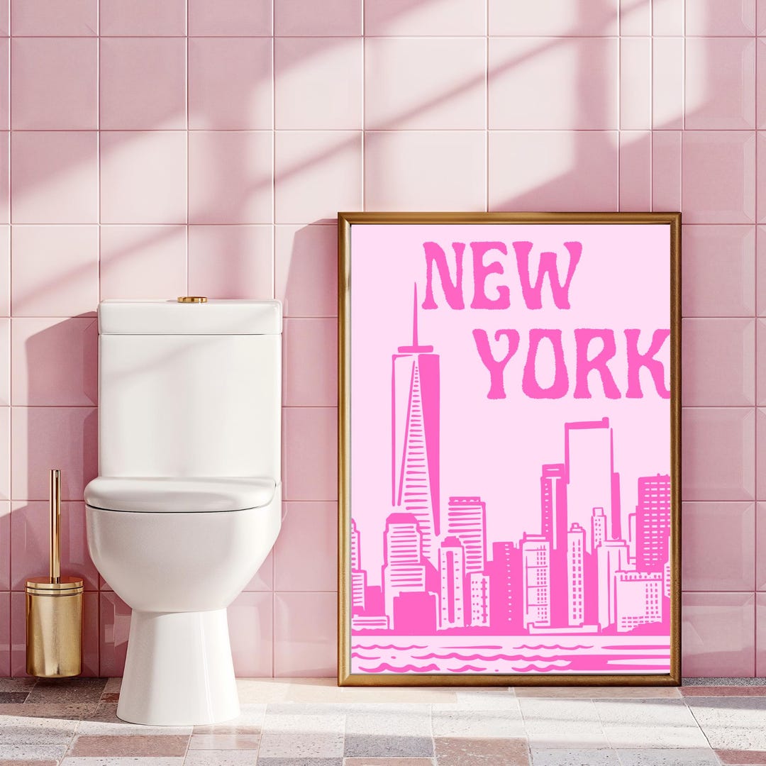 New York City Wall Art Print Iconic NYC Skyline Art, Manhattan ...