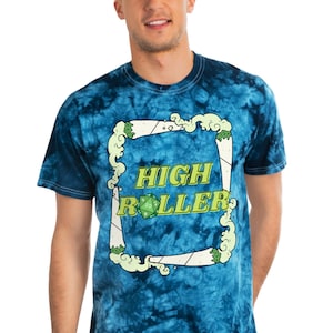 High Roller DND Tie-Dye T-Shirt