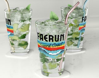 Faerun DND pintglas, 16oz