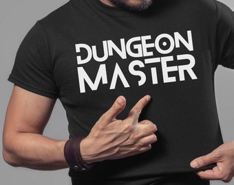 DND Dungeon Master T-Shirt - Font Style #2