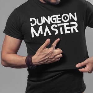 DND Dungeon Master T-Shirt - Font Style #2