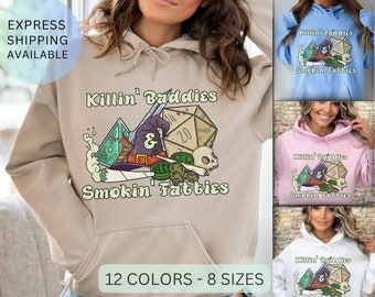 Killin' Baddies Smokin' Fatties DND Hoodie-sweatshirt