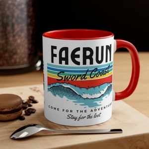 Visit Faerun DND Mug, 11oz