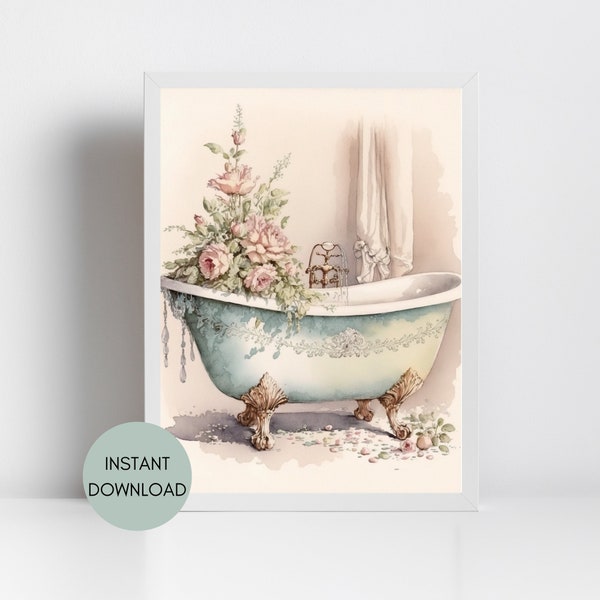 Shabby Chic Bathroom - Etsy