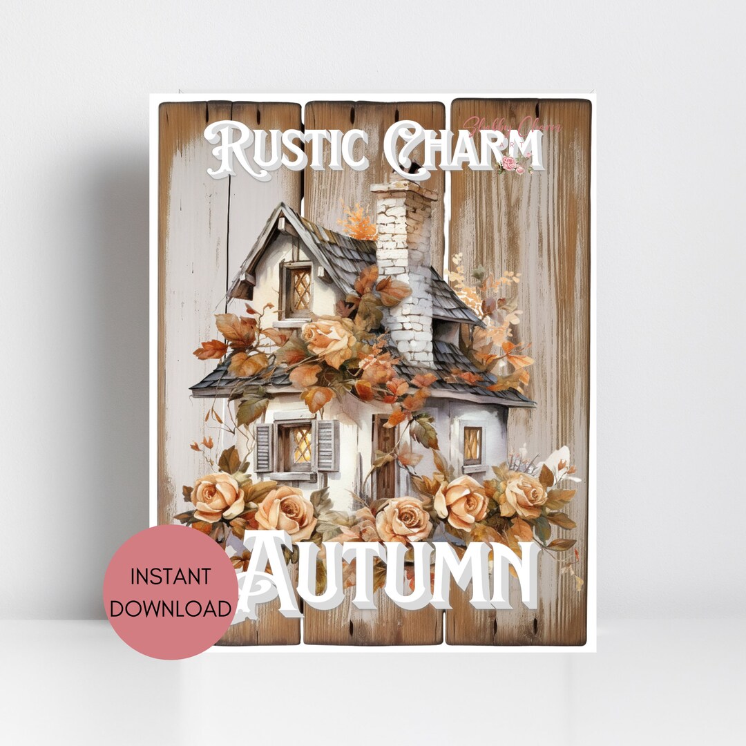 Autumn Splendor 8x10 Printable Wall Art for Fall Decor Etsy