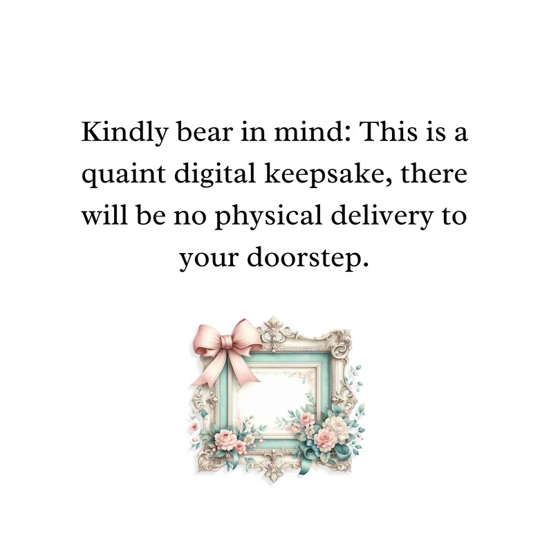 Vintage Bunny Wall Art Shabby Chic Decor Floral Rabbit Print Instant