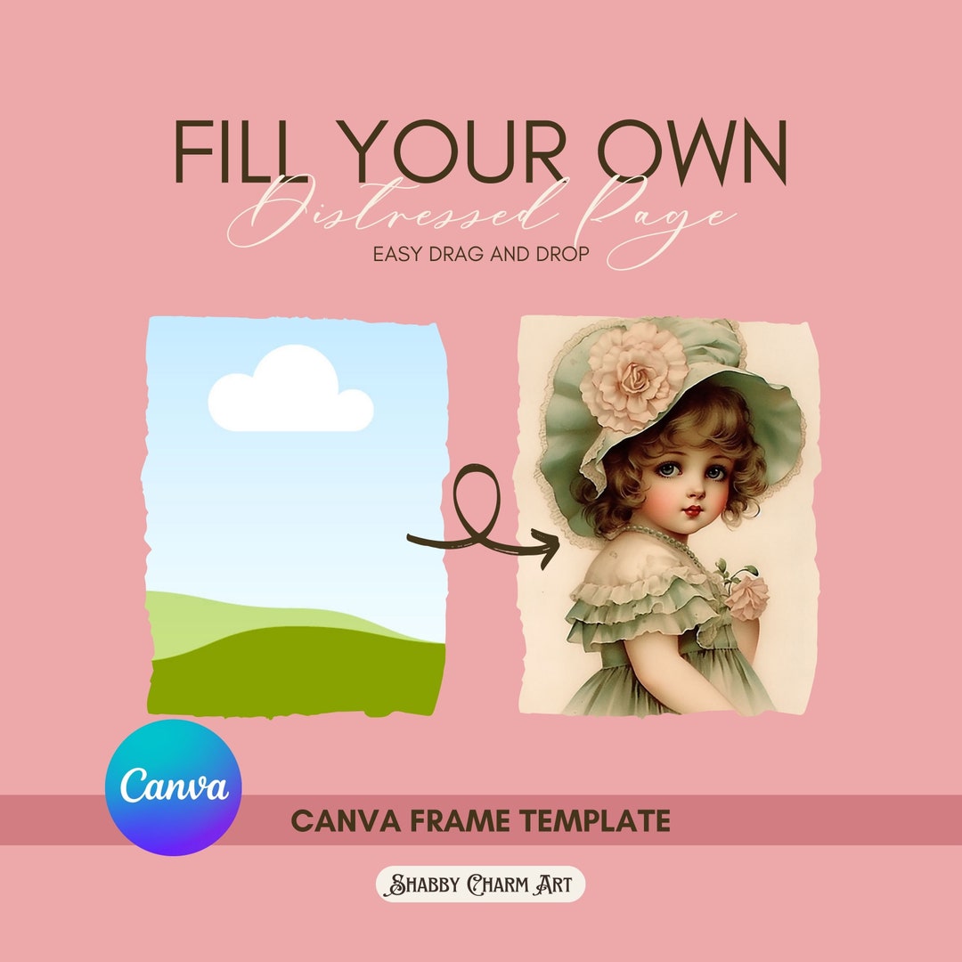 Drag & Drop Frames for Canva: Unlimited Design Possibilities Instant ...