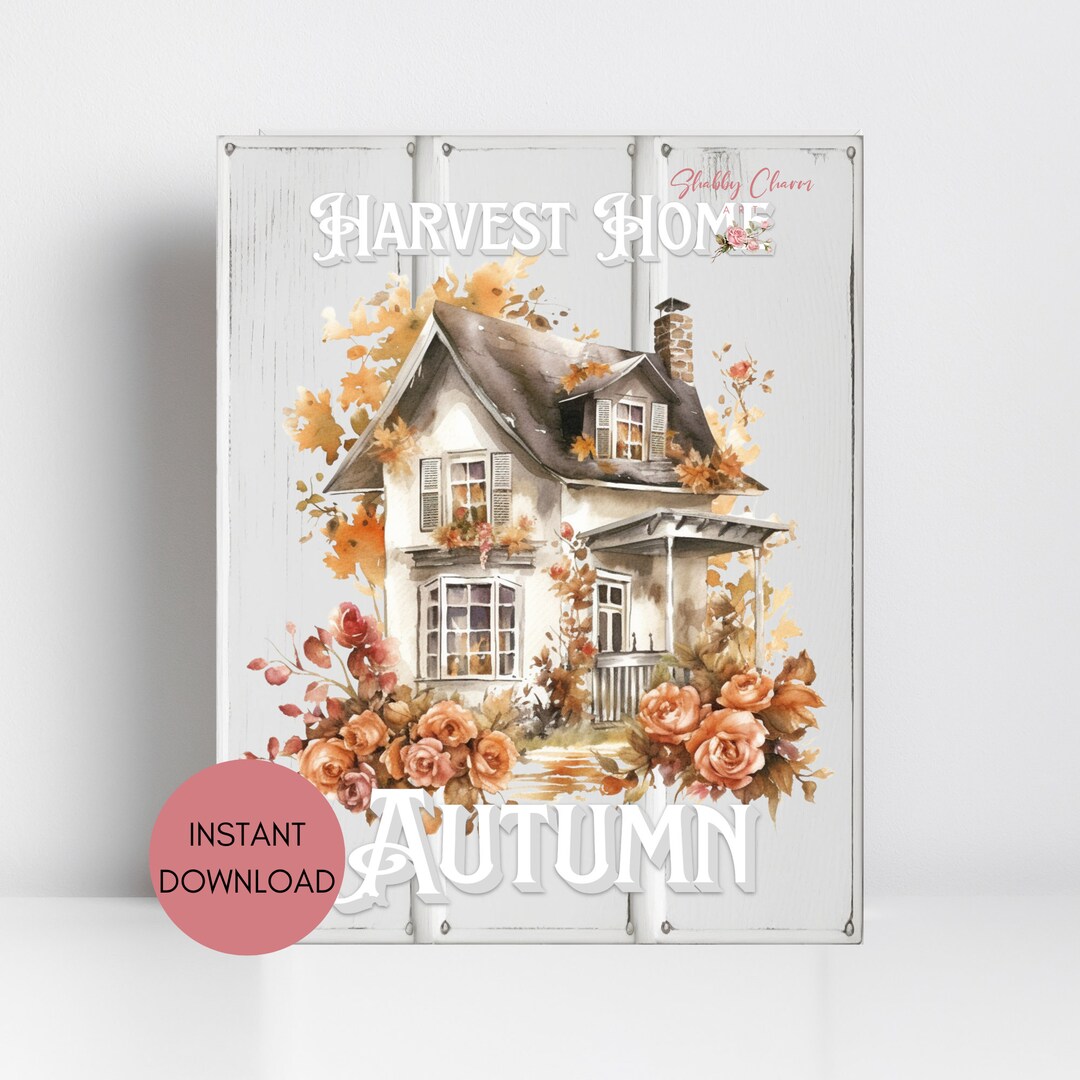 Autumn Splendor 8x10 Printable Wall Art for Fall Decor Etsy