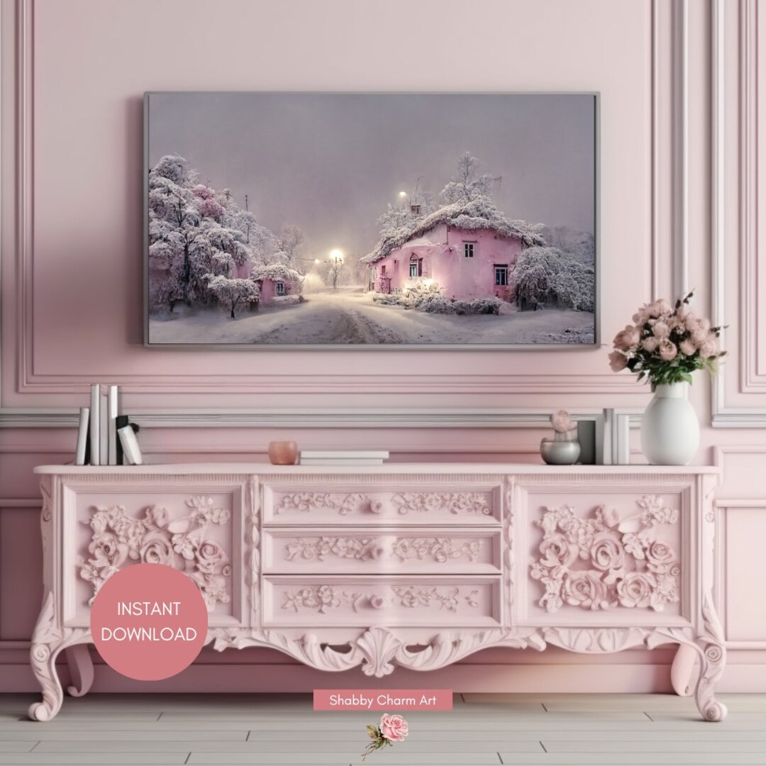 Frame Tv Modern Art Frame Tv Artwork Frame Tv Art Etsy