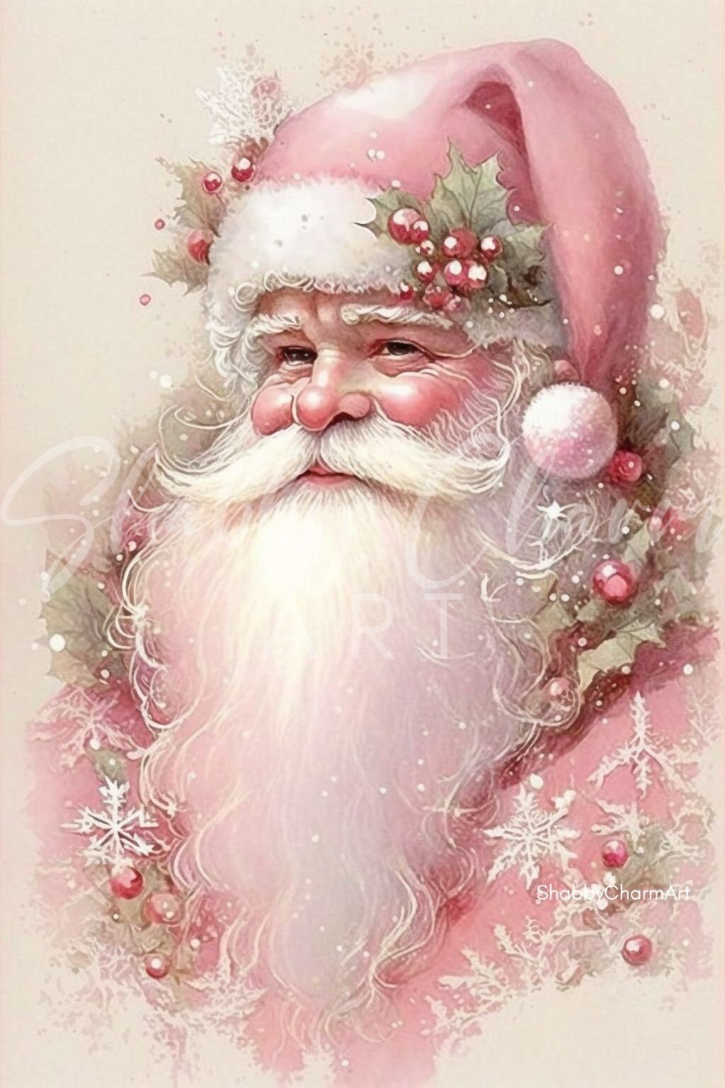 Sweat à Capuche Père Noël Rose - Design Humoristique, 100% Coton, Coupe Classique, Pour Noël Décalé