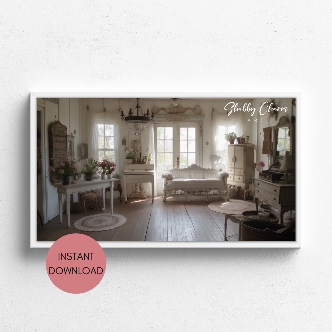 TV Screen Art TV Screensaver Frame TV Art Digital Download Etsy