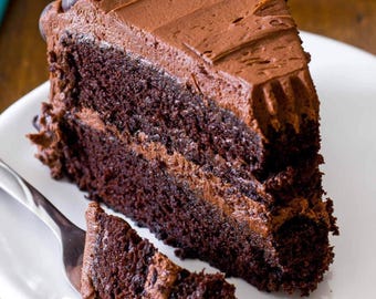 しっとりチョコレートケーキのレシピ – ステップバイステップの説明付きの簡単な PDF!