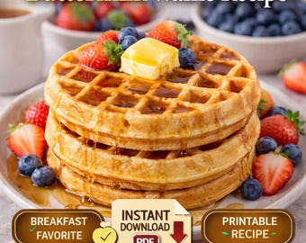 バターミルクワッフルのレシピ – クリスピーで黄金色の朝食 – 簡単手作りで美味しい