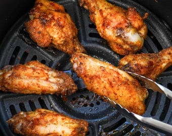 エアフライヤーで作る簡単超カリカリチキンウィングのレシピ（PDF）