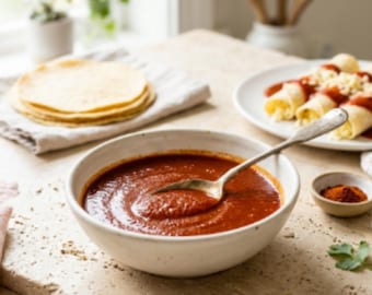 Enchilada Sauce Recipe Easy Homemade Mexican Red Sauce (10 Min)